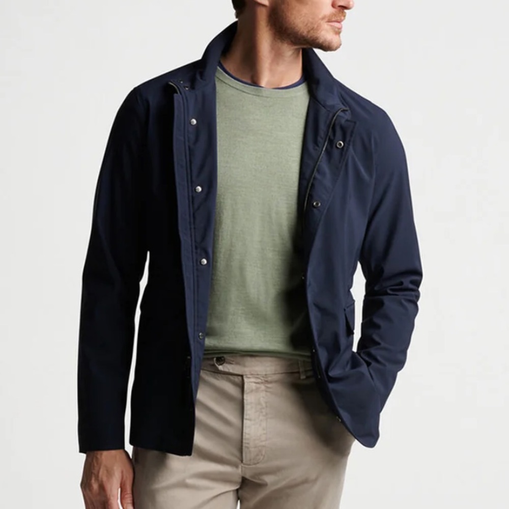 Peter Millar Excursionist Flex City Coat
$1,100.00 Blue Jacket NWOT